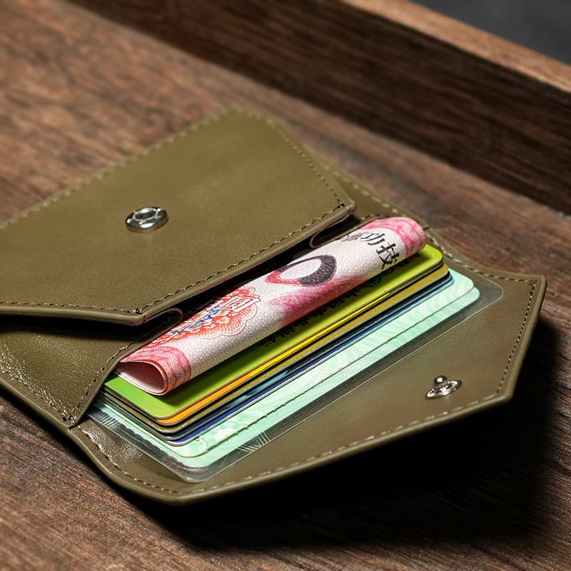 Bolsa de moedas feminina masculina couro genuíno pequeno titular do cartão de banco feminino 2024 novo estilo leve saco