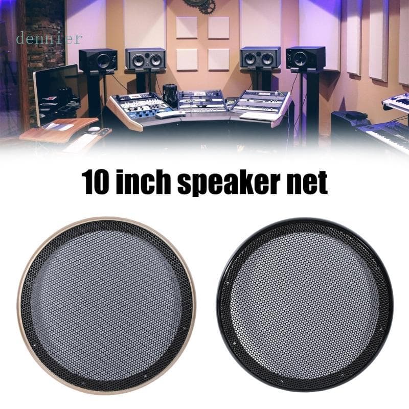 Den Elegante 10 Polegada Alto-Falante Grill Capa Malha Metal Grosso ABS Peça Reparo