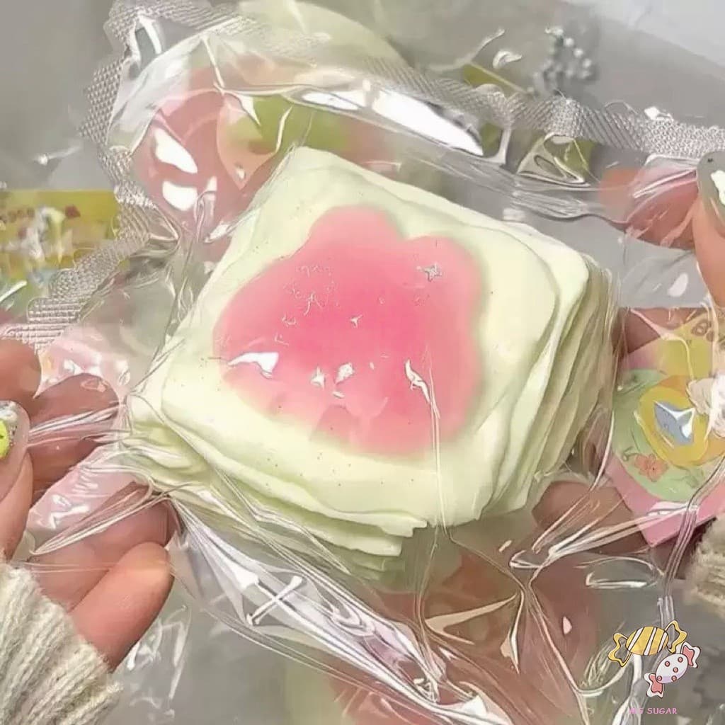 Brinquedo De Aperto De Silicone Feito À Mão Com Recuperação Lenta E Pêssego-Descompressão De Qualidade Alimentar