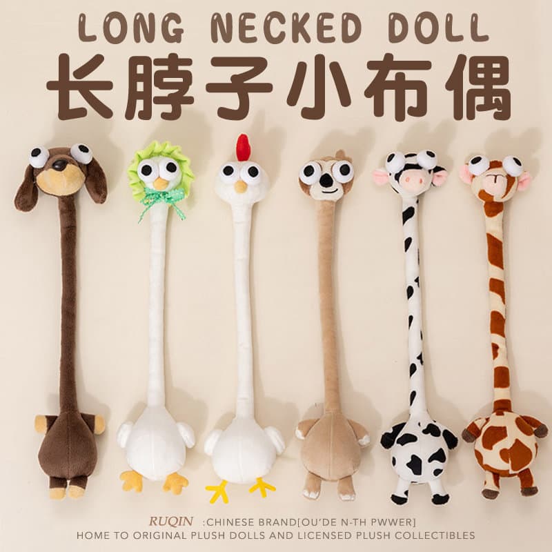 Brinquedo de Pelúcia de Pescoço Longo com Tema dos Doze Signos do Zodíaco, Boneco Dachshund, Presente Divertido, Pingent