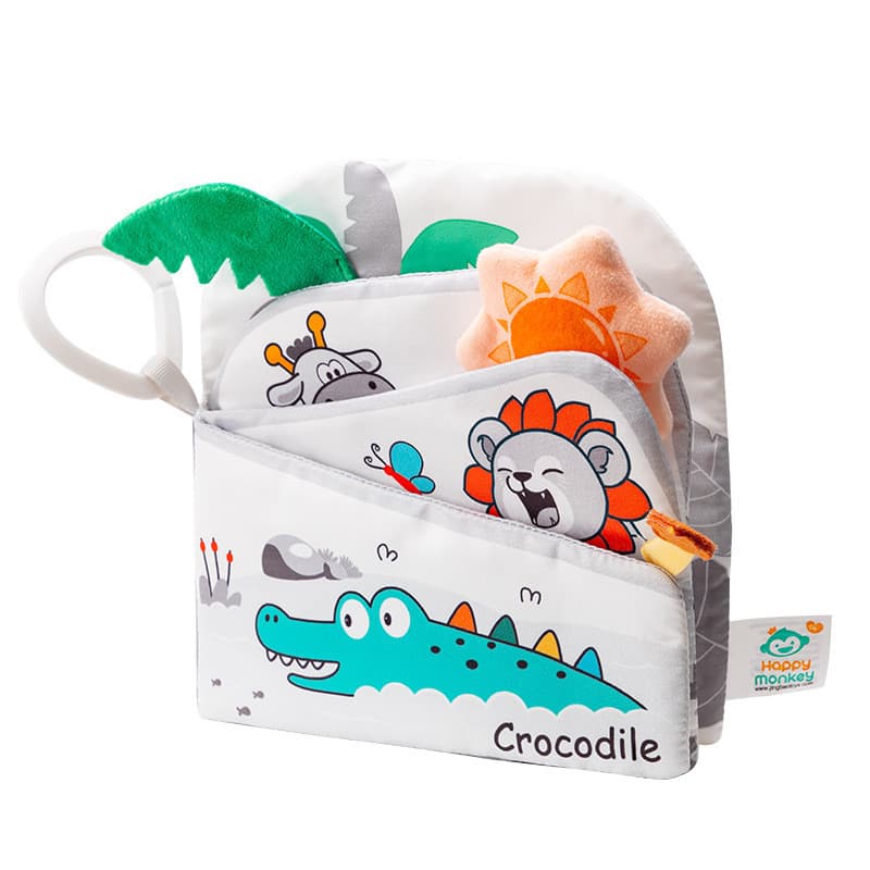 Livros Macios Para Bebês , Brinquedos 3D , Toque E Sensação , De Pano Enrugado , Crianças Infantis Enrugada Presentes Pe