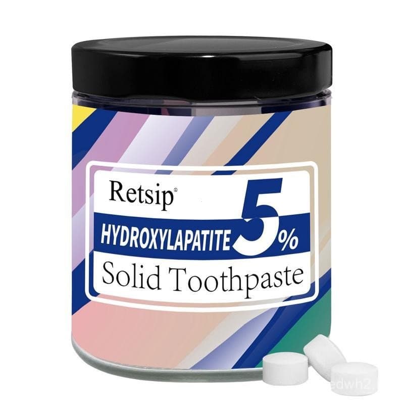RETSIP Comprimidos de Pasta de Dente (62 comprimidos/186 comprimidos) Substituto Natural de Pó Dentário de Hidroxiapatit
