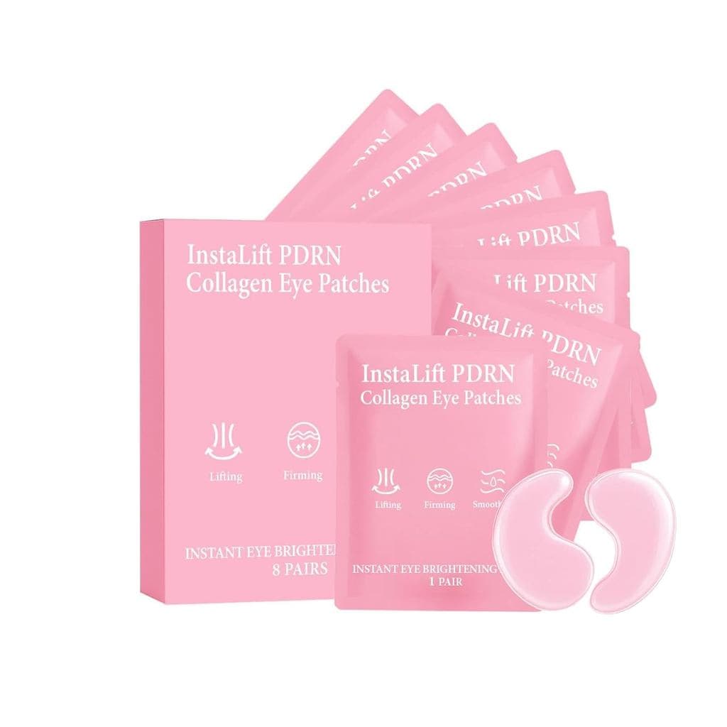 InstaliftPDRN&CollagenEyePads, com Colágeno e Niacinamida, Máscara Hidratante Profunda Contra Rugas, Olheiras e Olhos In