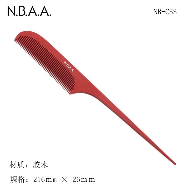 Japão japão NBAA NB-CSS Eifu Arai profissional baquelite apontou cauda pente noite placa de maquiagem estilo de cabelo p
