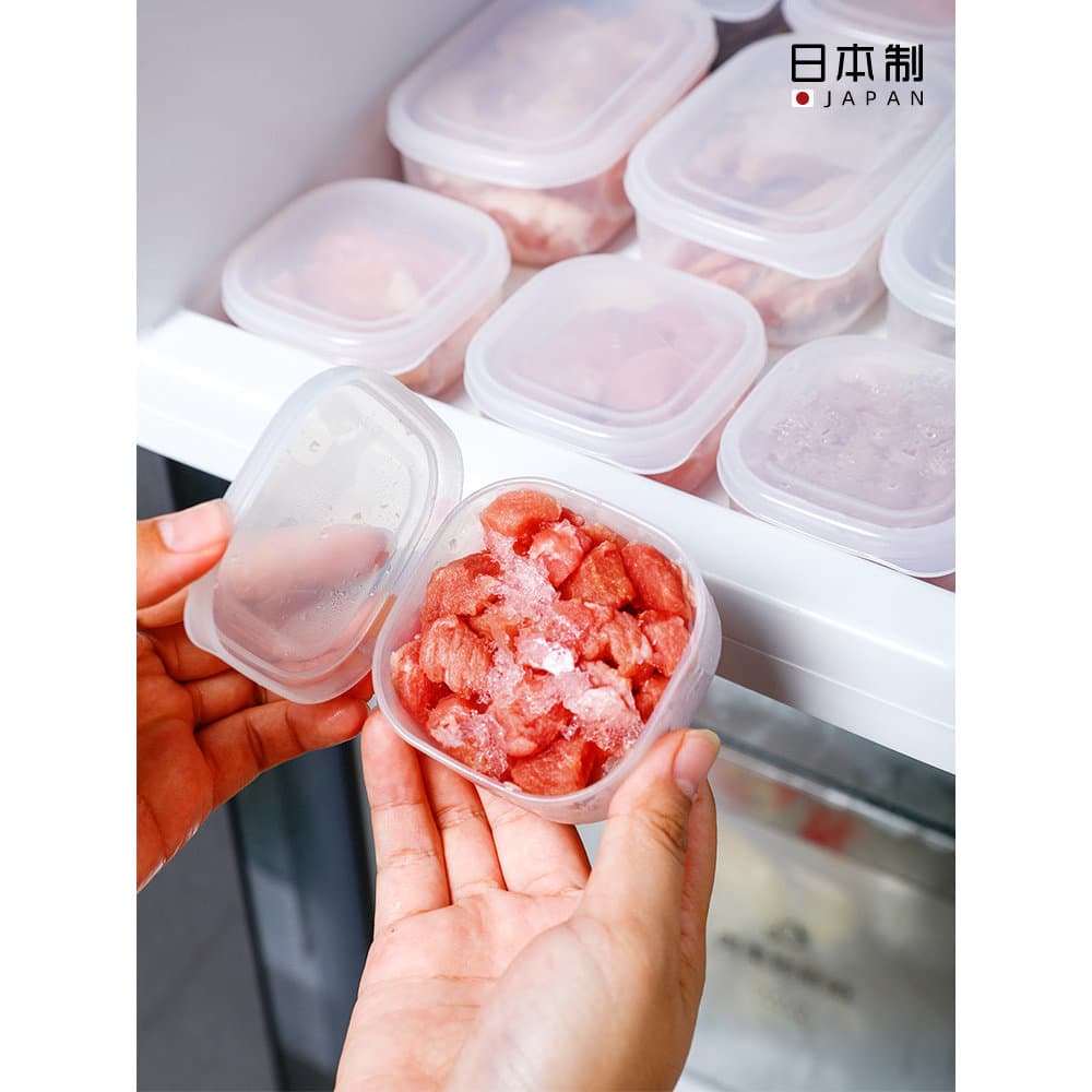 Caixa de compartimento de carne congelada importada do Japão Preparando pratos Sub-embalagem Caixa de armazenamento cong