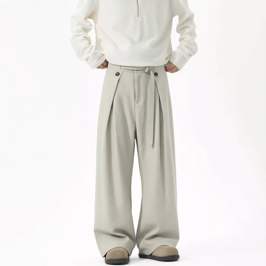 All-match calças casuais masculinas soltas retas calças casuais 2024 na moda calças apertadas masculinas all-match ins e