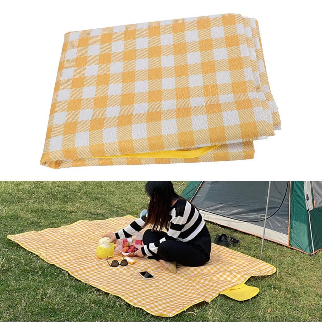 Cobertor de piquenique à prova d\'água portátil multifuncional esteira de acampamento para passeios de primavera