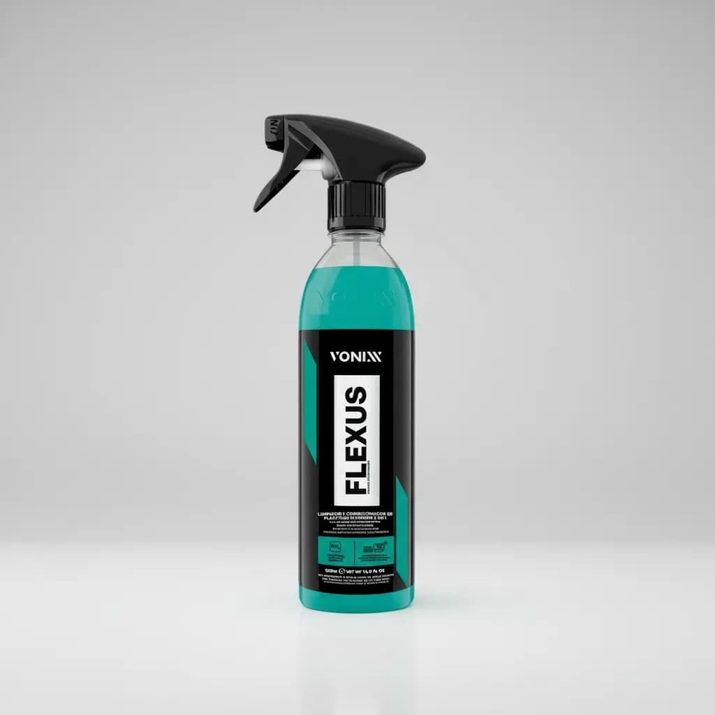 Flexus Vonixx 500ml Limpador e Condicionador 2 em 1 para Plásticos Automotivos com SiO2