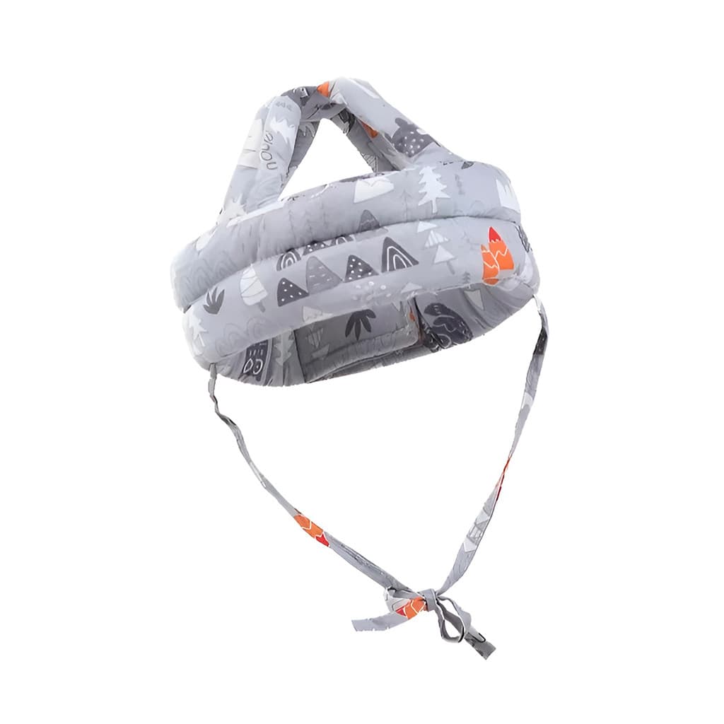 Capacete Protetor Infantil Segurança Ajustável Cor:cinza