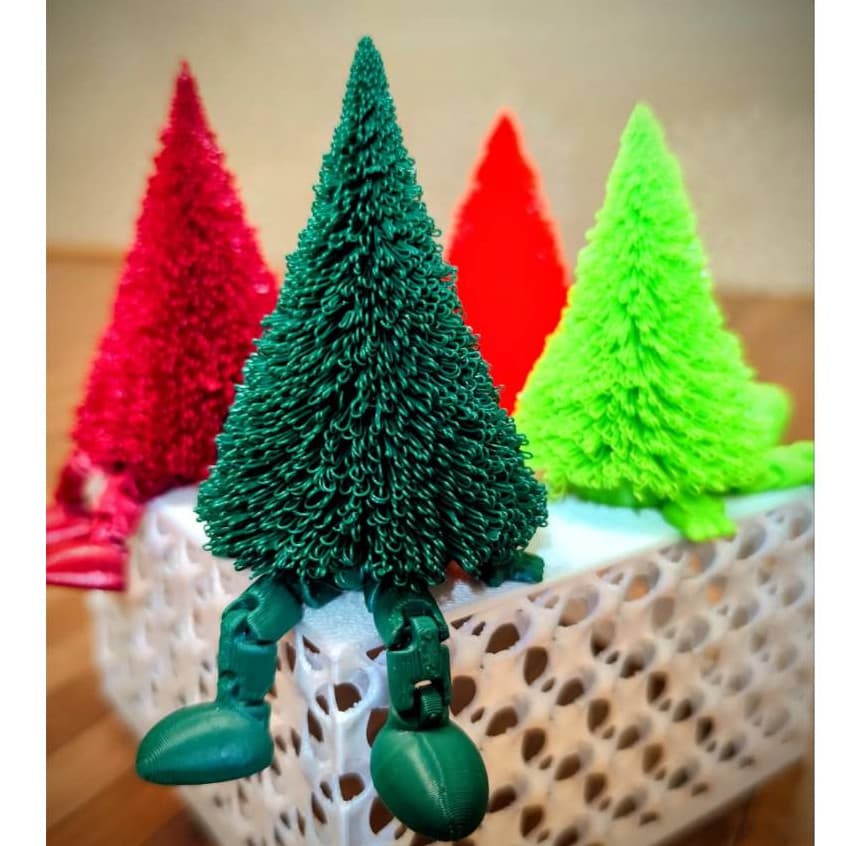 4 Arvores de natal decorativas Decoração de natal kit arvores de natal articuladas