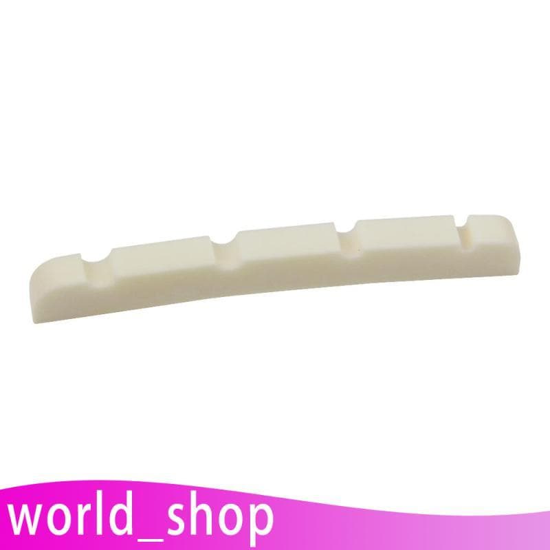 [World_shop] Porca Superior Da Ponte Guitarra De Gado Bege Para Baixo Elétrico De 4 Cordas