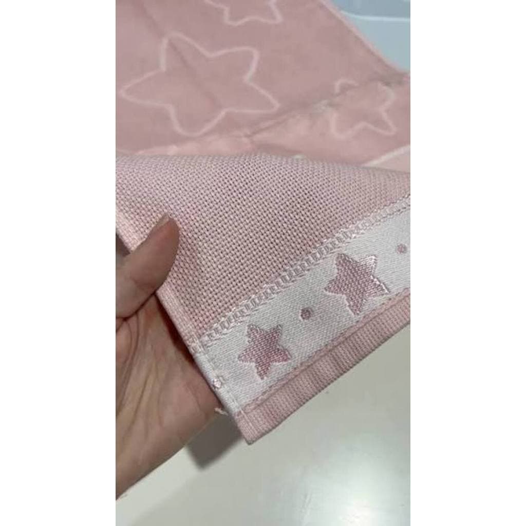 Toalha de lavabo baby star para bordar Ponto Cruz- Döhler