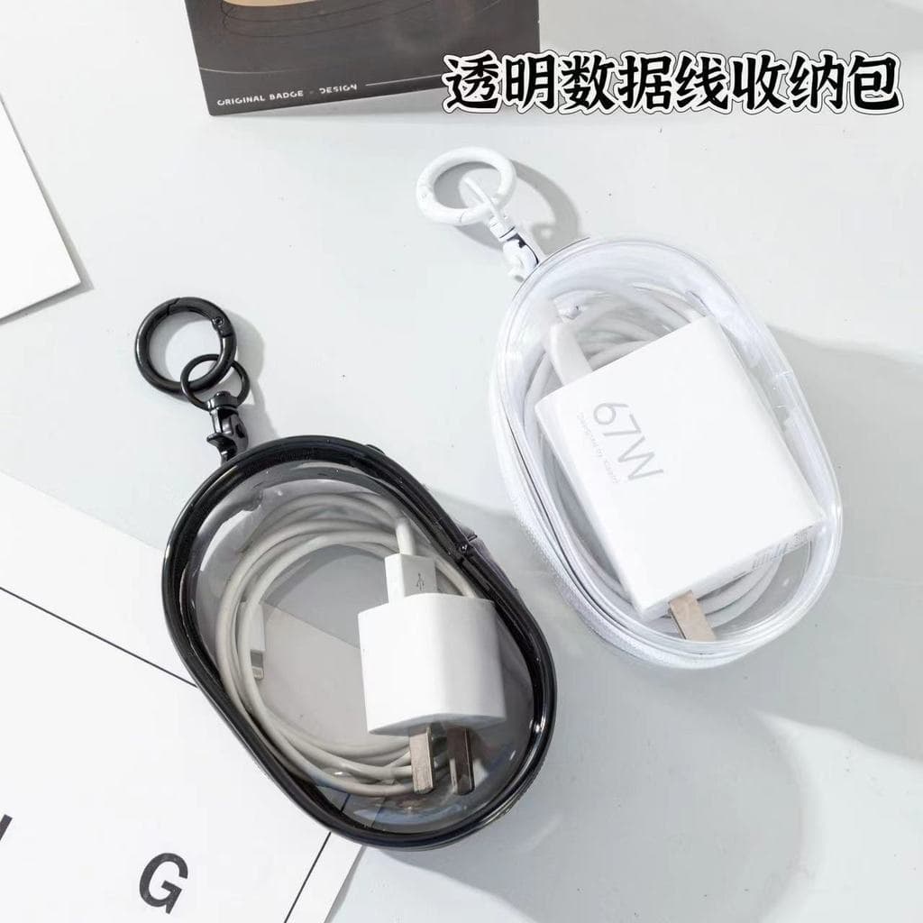 Bolsa portátil para guardar fones de ouvido em viagem, bolsa organizadora de celular, armazenamento de cabos de dados e