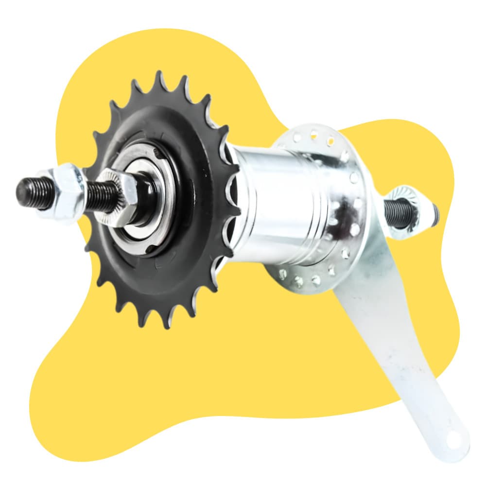 Cubo Traseiro Bike Freio Pé Contra Pedal Velostel 36f De Bike