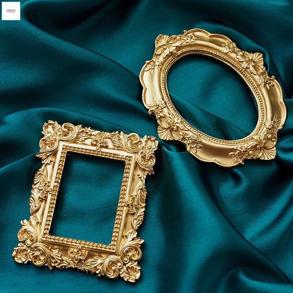 Moldura Dourada-Exibição Elegante Para Fotos