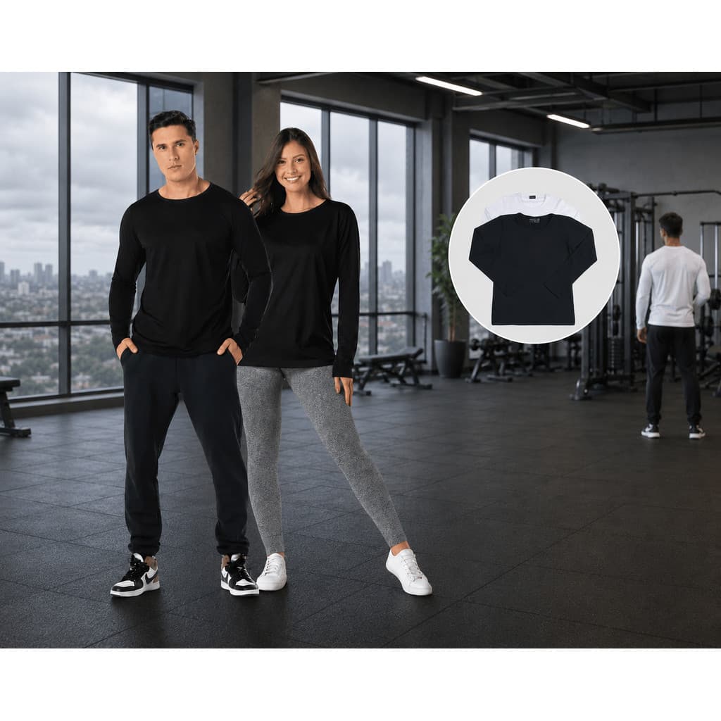 Kit 2 Blusas Adulto Térmica Segunda Pele Inverno Frio