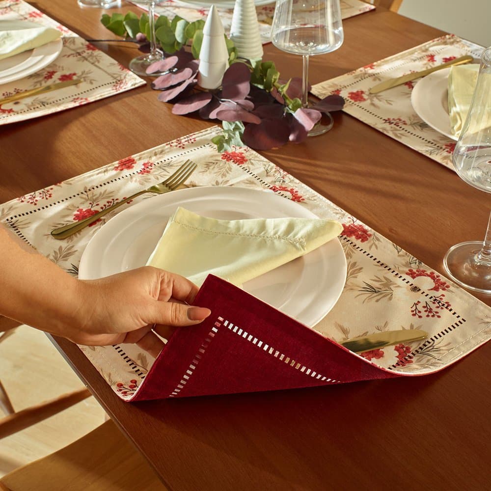 Jogo Americano de Mesa Natal Glamour Festive - Appel Home