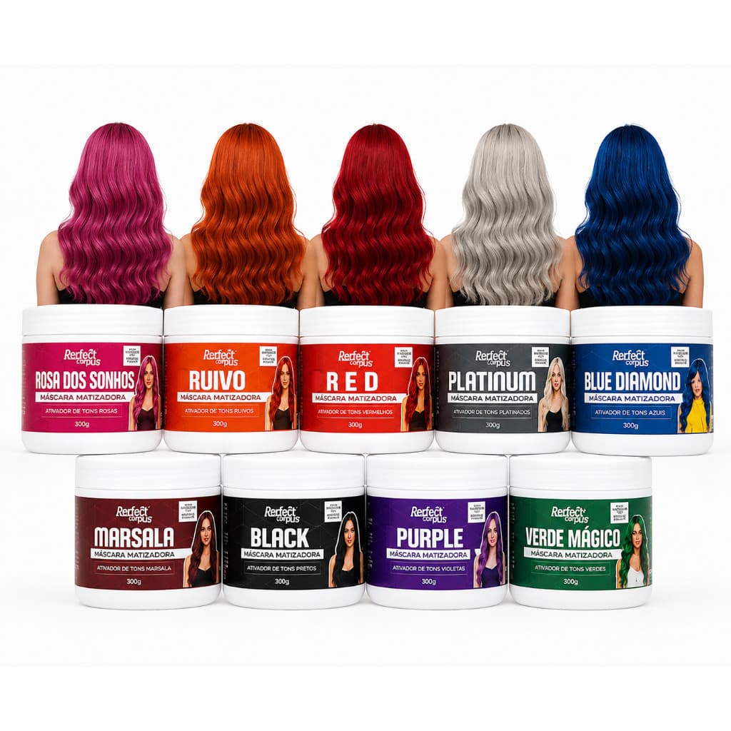 Máscara Matizadora Tonalizante 300gr Perfect Corpus Hair