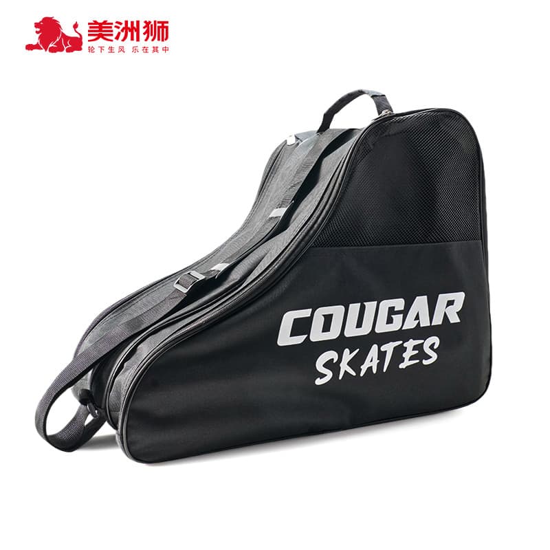 Cougar saco de skate de rolo preto mochila de ombro saco de skate adulto saco de armazenamento de skate saco de skate