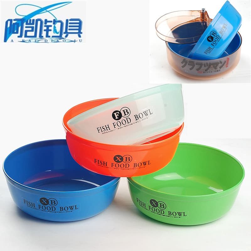Bacia de isca de rinoceronte, caixa de comida, conjunto de 2 peças, bacia de isca aberta, caixa de bolha solta, conjunto