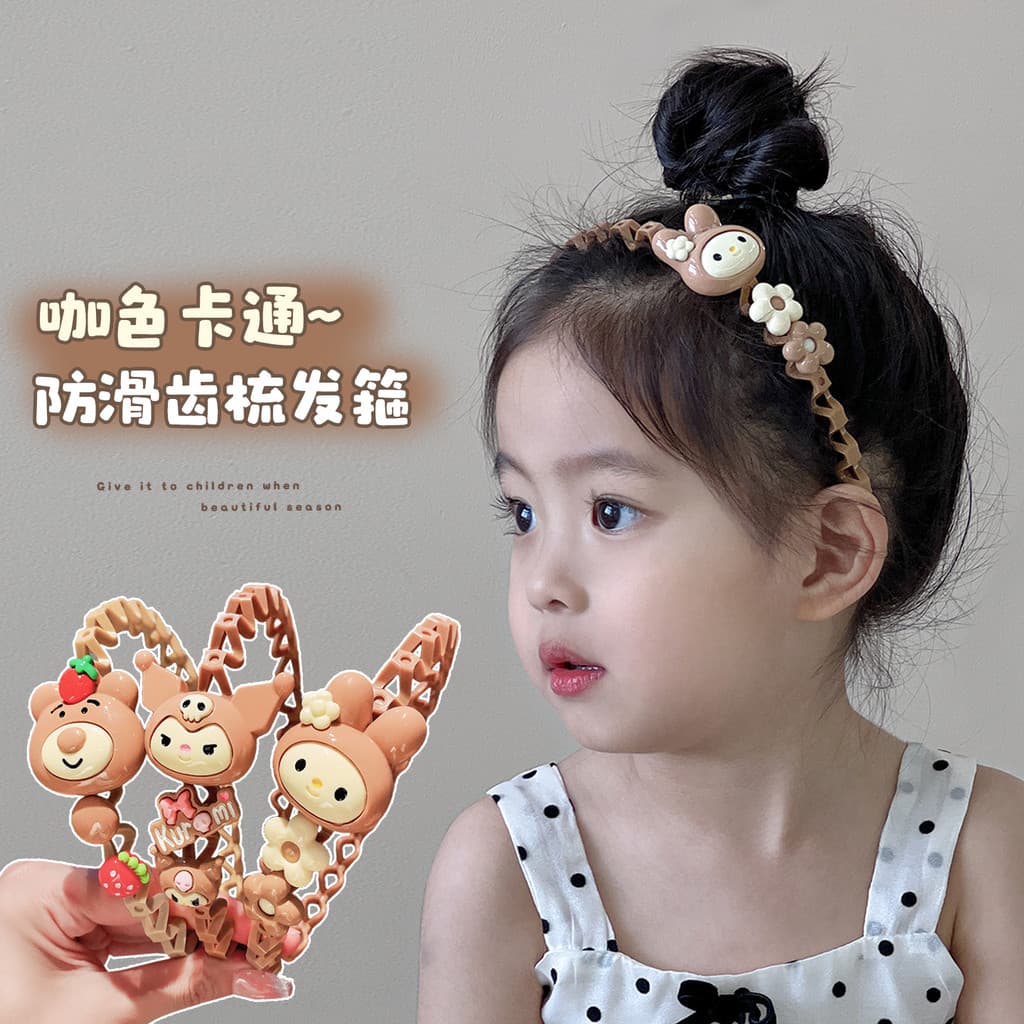 Crianças bandana meninas bonito dos desenhos animados Hairpin Headwear meninas bebê franja cabelo quebrado arrumação fer