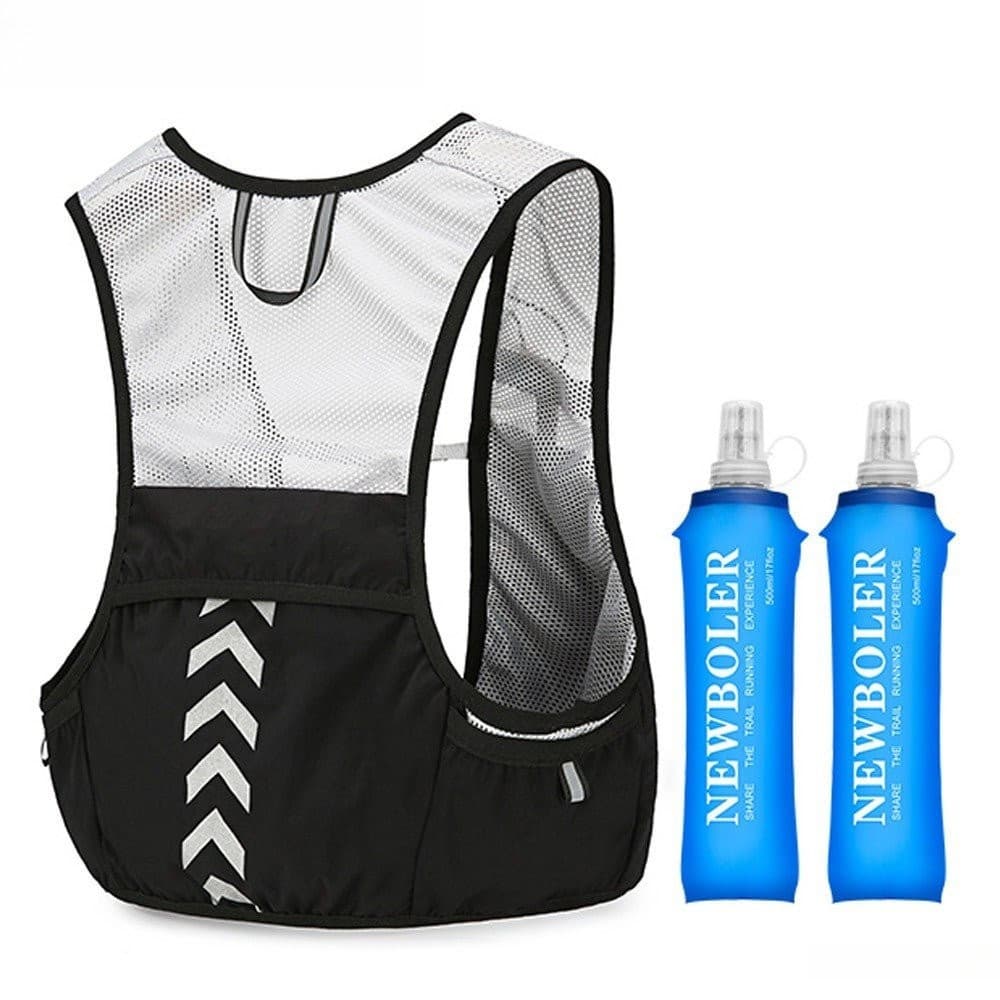NEWBOLER Bolsa De Hidratação Leve Para Bicicleta , Mochila Respirável Corrida , Maratona , Colete De