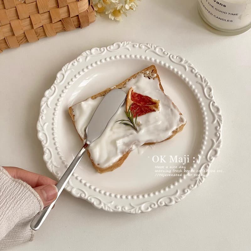 Espátula de manteiga creme queijo 304 aço inoxidável espalhador de geléia Bagel torrada pão espalhar faca