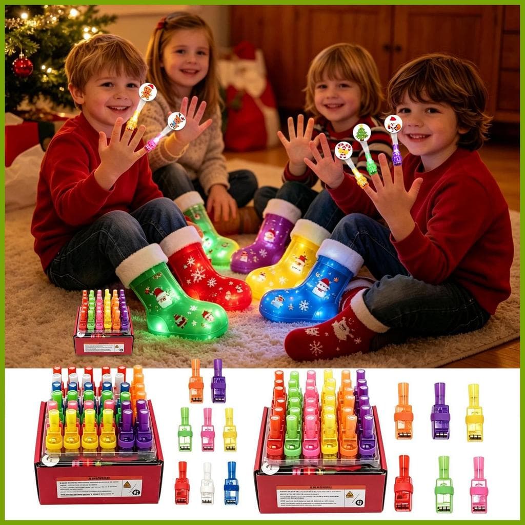 Projetores De Dedo De Natal Decorativos LED Projetor Iluminação Brinquedos Luzes Para Crianças Meninas Meninos lrnbr