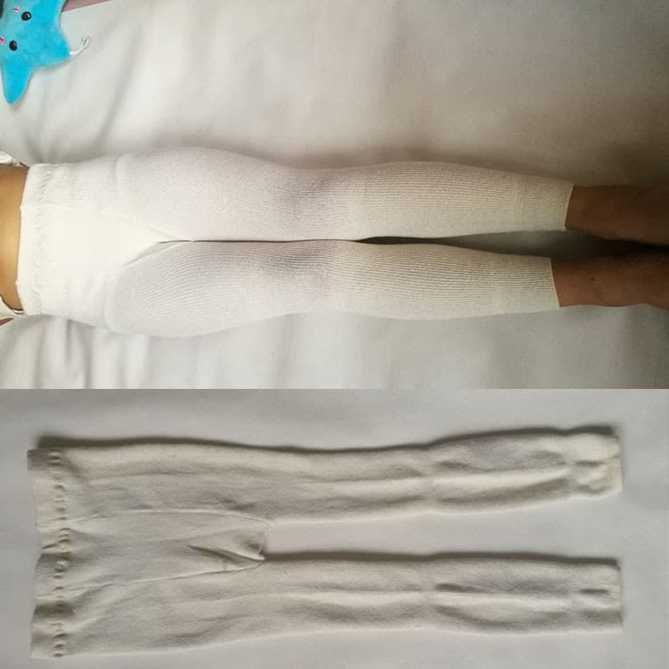 Algodão puro primavera outono grandes crianças estudantes tornozelo-leggings leggings feminino puro algodão branco meia-