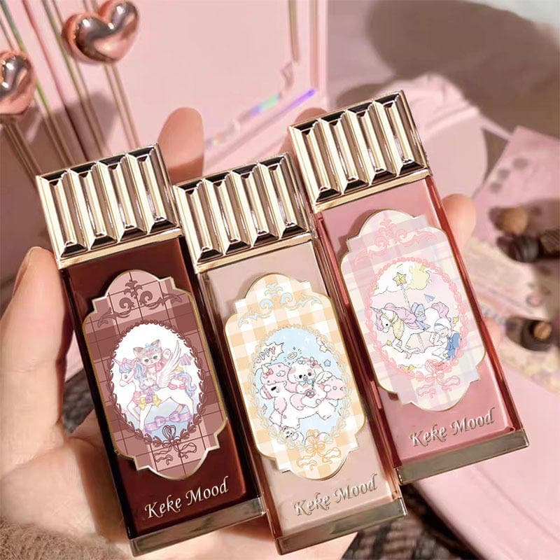 Kekekemood Chocolate Shop Cloud Lip Cream Delicado Leve Sedoso Macio Fosco Antiaderente Copo Batom