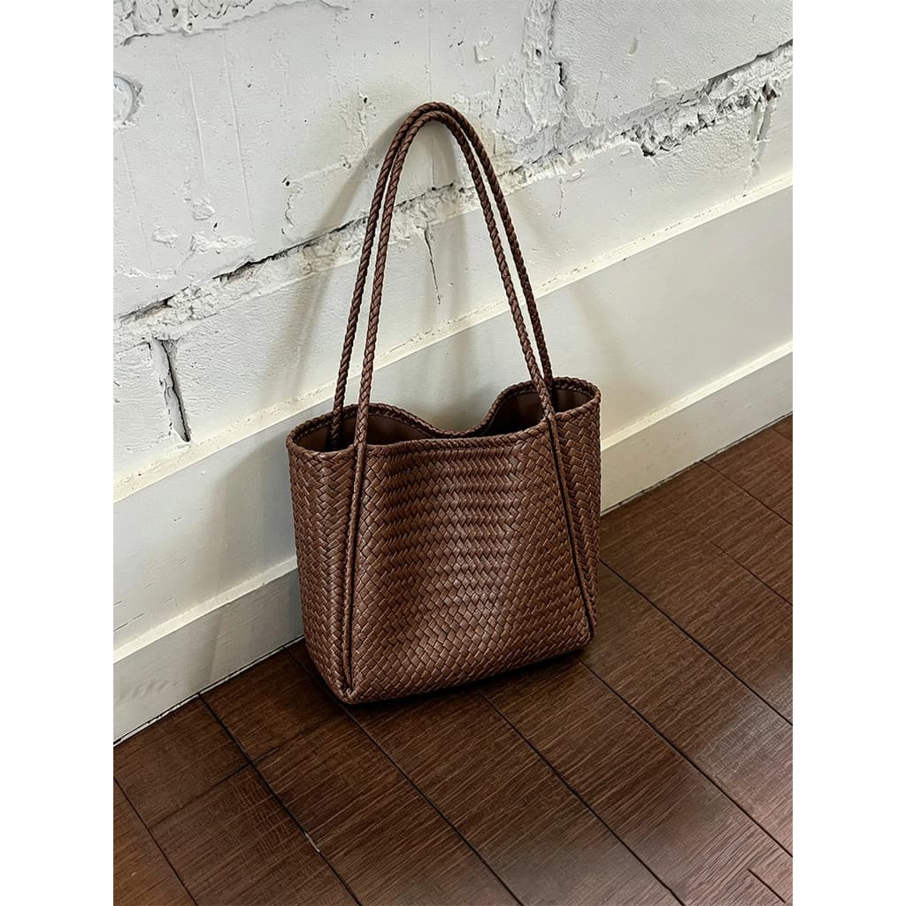 High-End luz luxo nicho Design estilo coreano tecido sacola feminina 2026 novo estilo grande capacidade Casual bolsa de