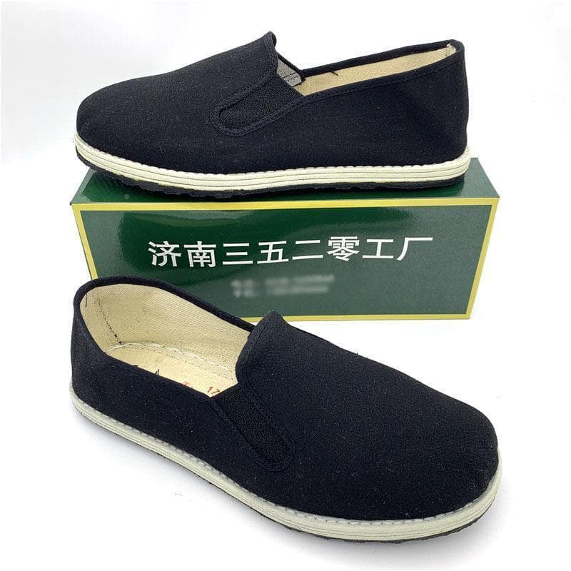 3520 sapatos militares de pano único masculino velho pequim Melaleuca sola sapatos de pano antiderrapante resistente ao
