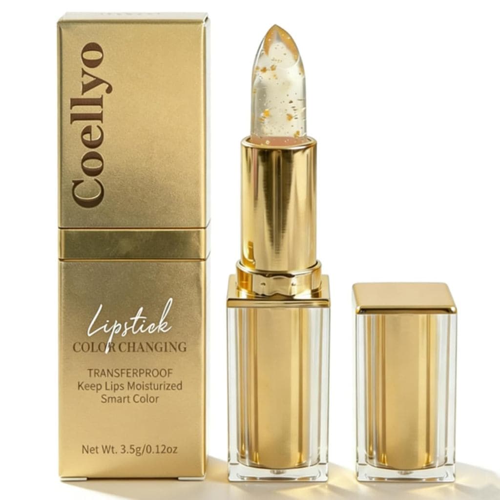 Batom que muda de cor para mulheres mais velhas, batom adaptativo ao pH para cor personalizada, batom transparente que m