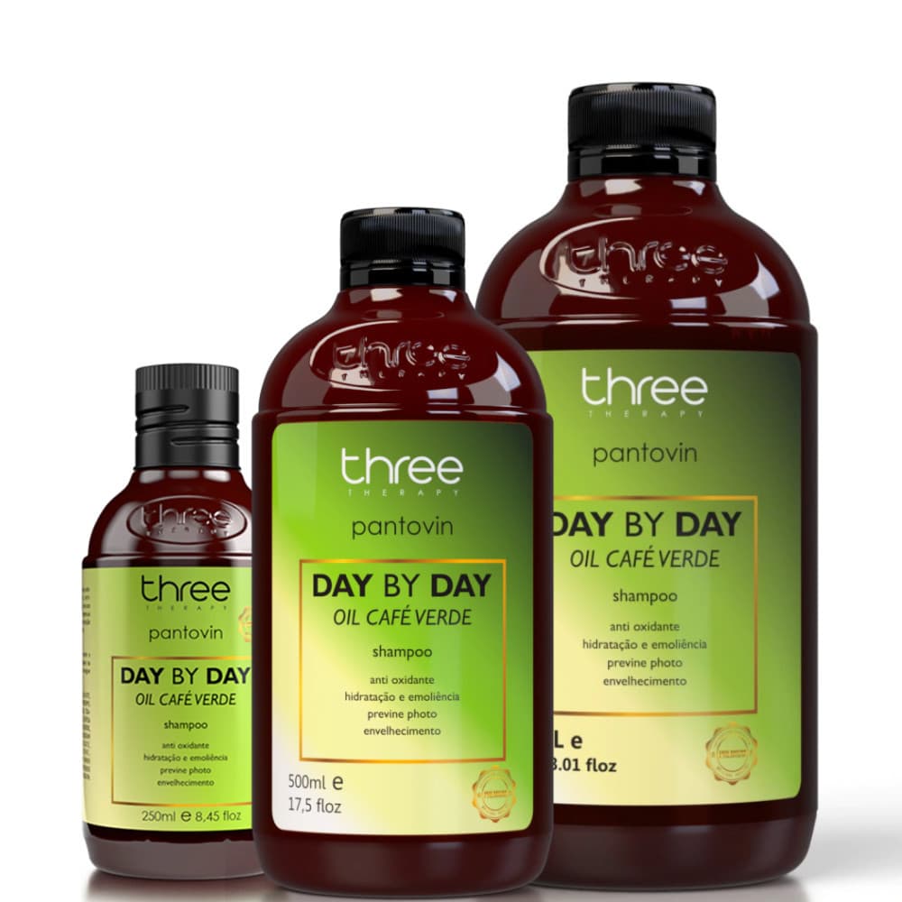 Shampoo Fortalecedor para Crescimento Pantovin Café Verde Day By Day