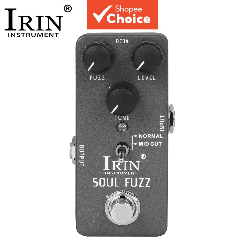 IRIN RS 11 Soul Fuzz Pedal De Efeito De Guitarra True Bypass Mini Único Acessórios Para Presente De Desempenho De Tom Vi