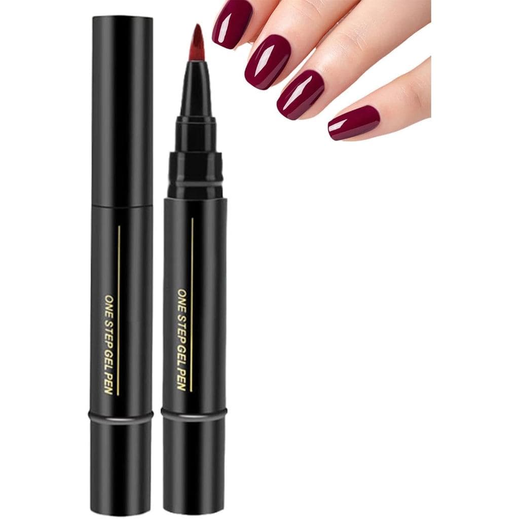 Caneta de esmalte, caneta de esmalte três em um, caneta de esmalte para manicure, caneta de esmalte em gel, ferramenta d