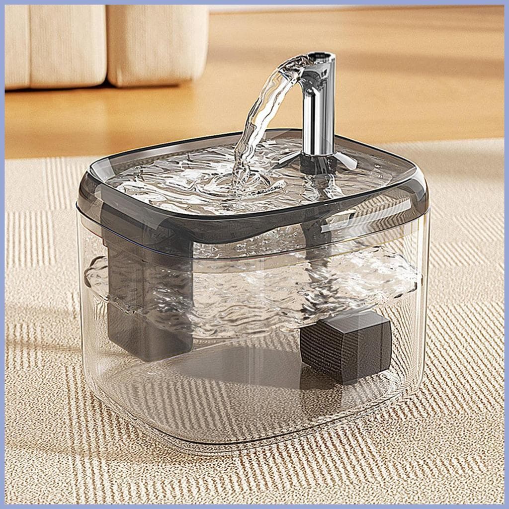 Fonte De Água Para Gatos 1500ml , Tigela Beber Animais Com Filtro , Dispensador Automático De Estimação Filhotes , Grand