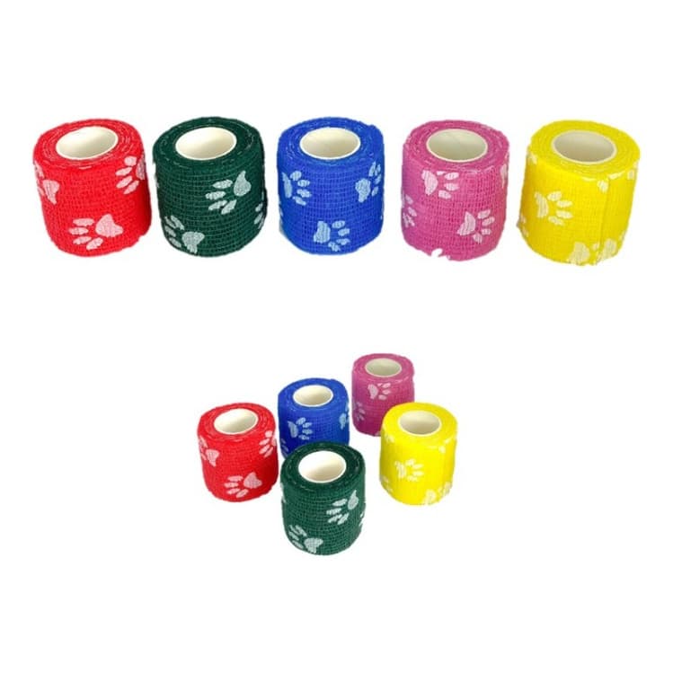 Kit 5 Bandagem/atadura Elástica  5 Cm - Tipo Coflex -vetrap