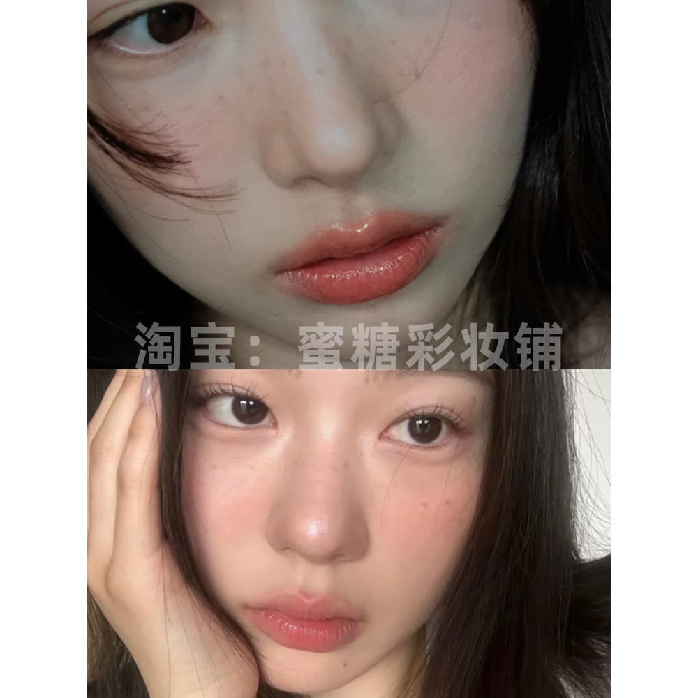 Maquiagem de menina quente europeia americana com luz asiática de meio sangue!Pudaier Freckle Pen Tear Mole Pen Natural