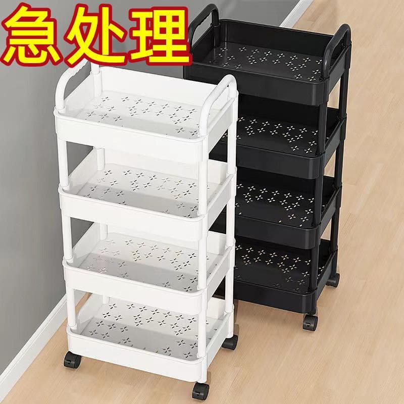 Ela rack pequeno carrinho de bebê quarto banheiro chão Multi-camada lanche rack cozinha móvel produtos do bebê rack de a