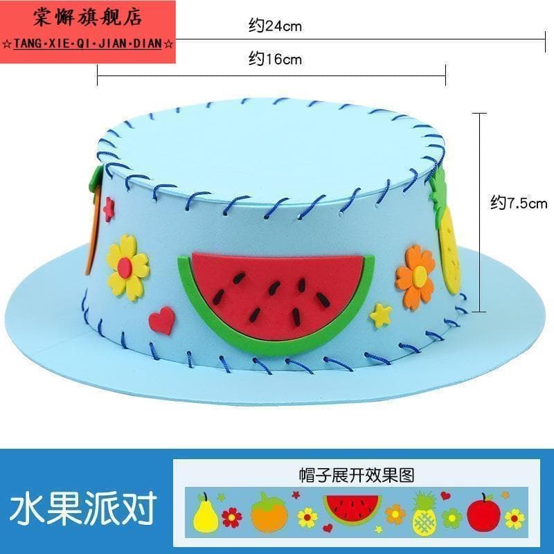Chapéu de matemática Novos elementos de produto Elementos Materiais artesanais Materiais diy Crianças Alunos da escola p