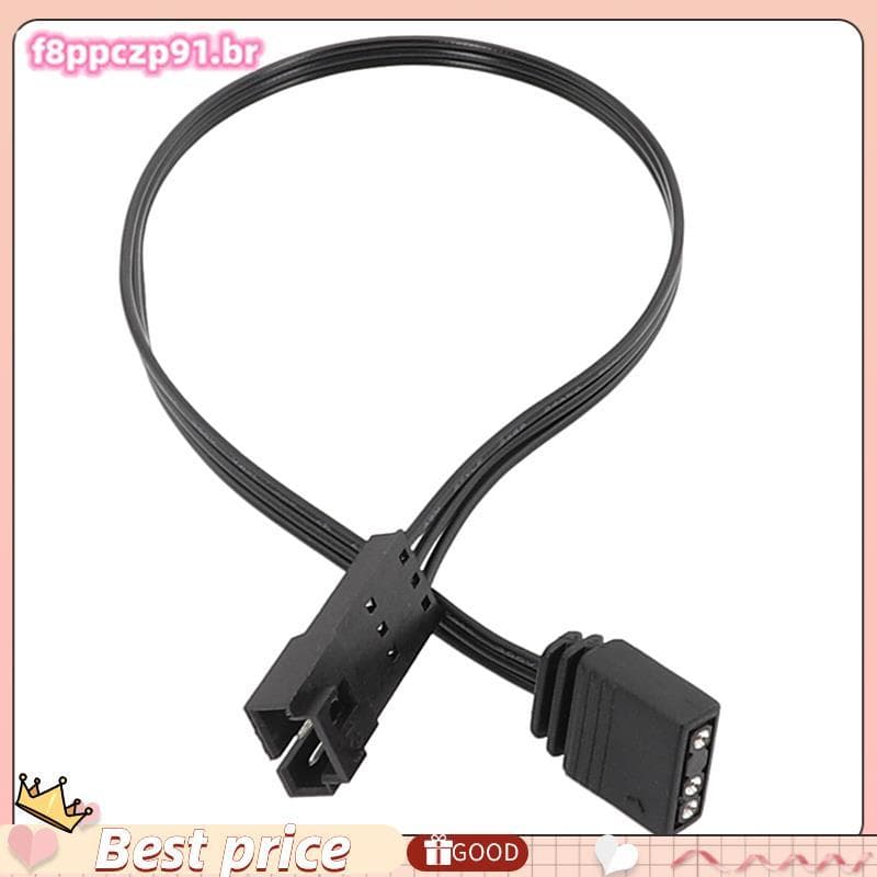 Cabo Conector Adaptador Para 5V ARGB 3PIN Placa-Mãe 5V 3PIN Fêmea Luz De Controle Da