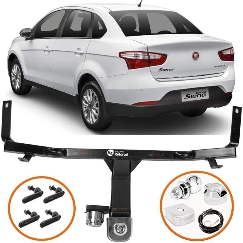 Engate Reboque Rabicho Fiat Grand Siena Inmetro Até 500kg Qualidade
