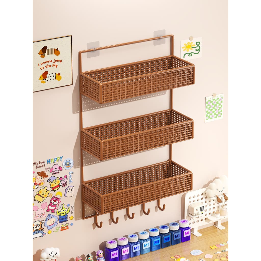 Rack de parede para cortar feijão, ferramentas artesanais DIY, rack de armazenamento multicamadas, Sub-engarrafamento de