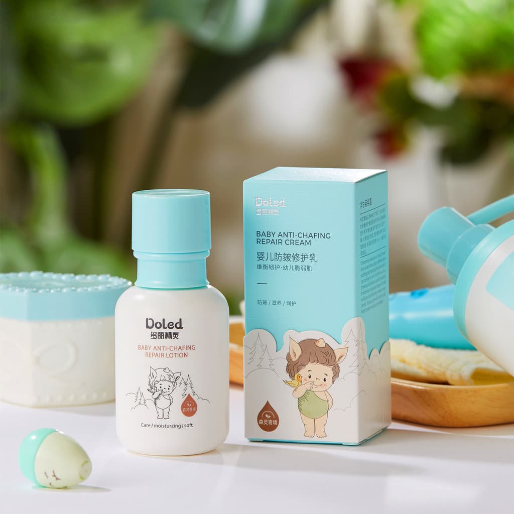 Boneca Dolly Elf Baby Loção Corporal Suave 120ml Hidratante Hidratante Loção para Cuidados com a Pele do Bebê