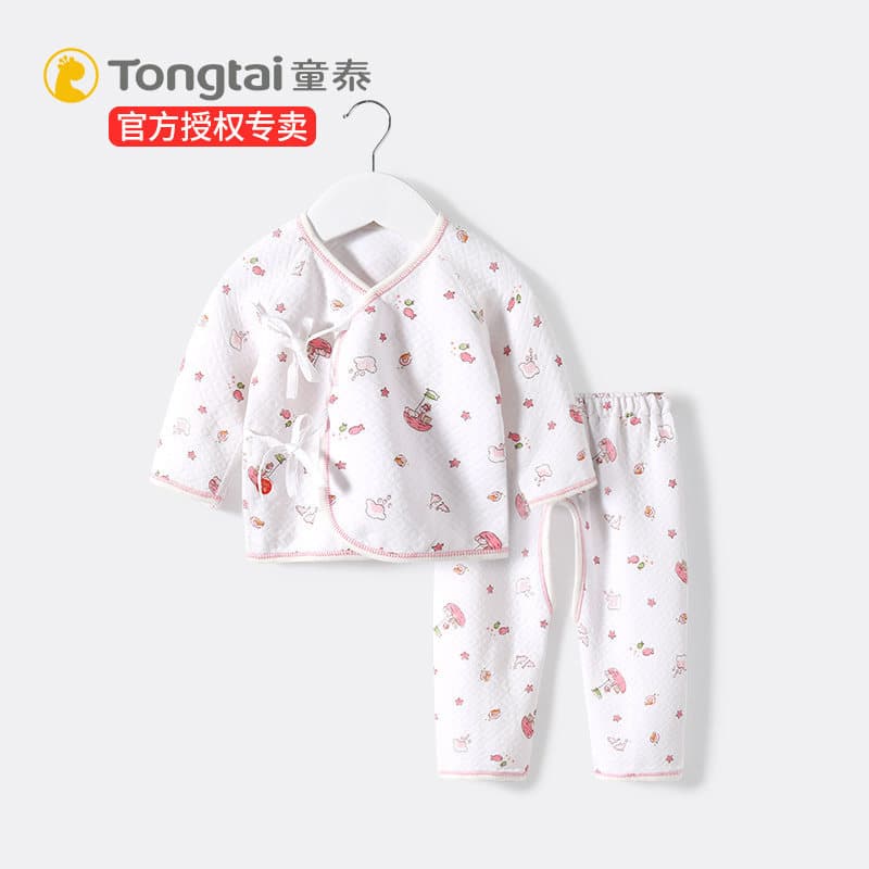 T Tongtai roupas de bebê recém-nascido conjunto roupa interior térmica recém-nascido monge roupas acolchoadas outono cal