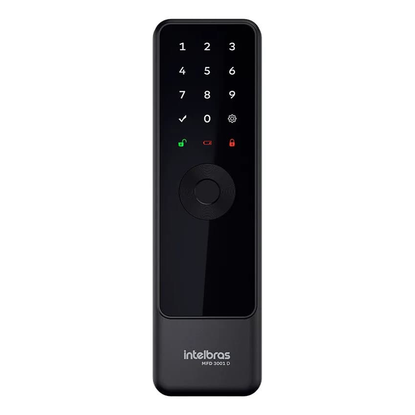 Fechadura Digital Com Biometria De Embutir Mfd 3001 D Intelbras
