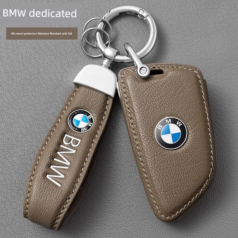 Capa de chave de couro genuíno BMW Série 5 x6i3