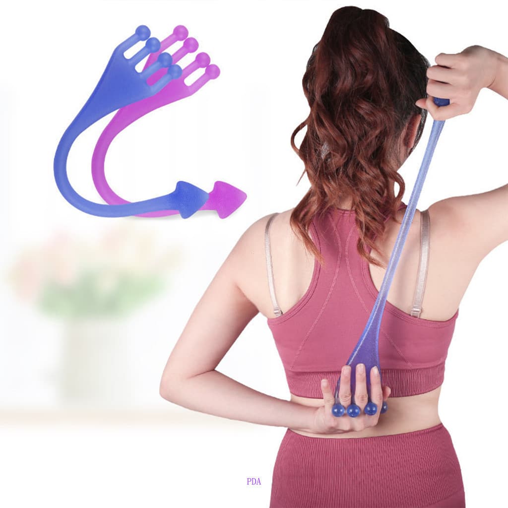 PDA 1PC Faixas De Resistência De Fitness De Silicone Treinador De Dedos , Maca De Sola De Relaxamento , Para Massagem De