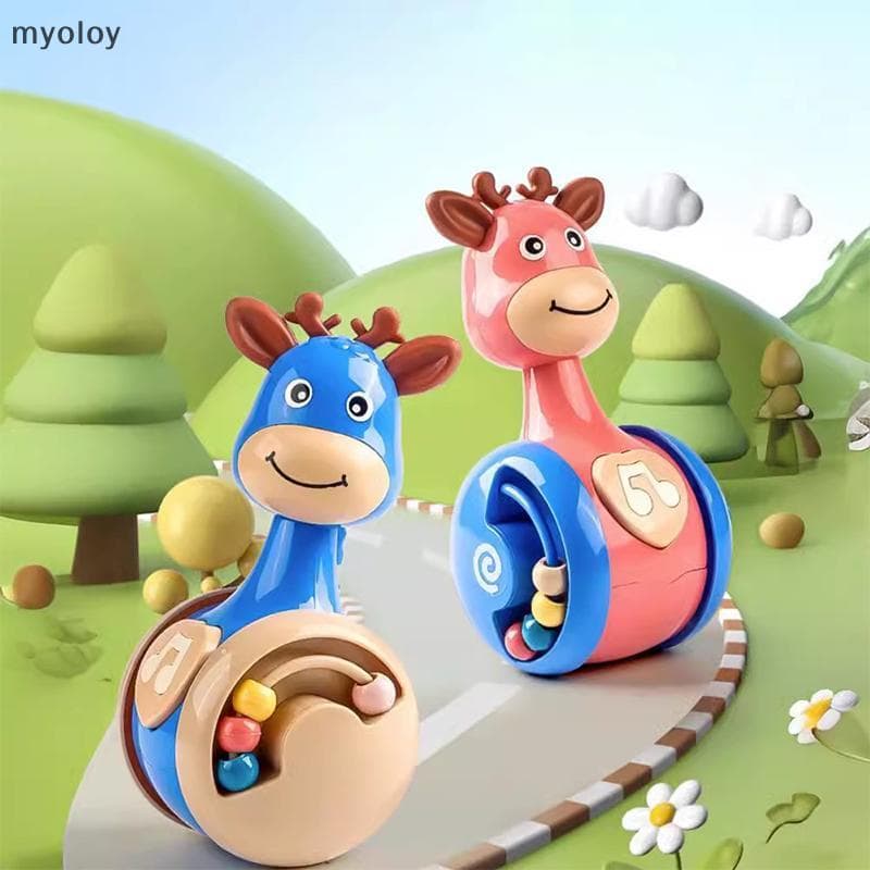 Roly Poly Baby Toys 6 A 12 Meses , Tumbler Wobbler Para Infantil Menino E Menina-Perfeito Aprender Escalar Educação